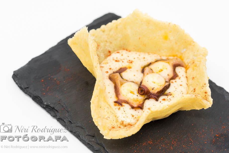 Fotografía de alimento de la tapa del establecimiento La de Co para "Destapa Vilagarcía tamen en inverno" por Niri Rodríguez fotógrafa de Pontevedra