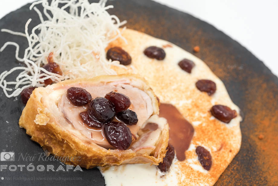 Fotografía de alimento de la tapa del establecimiento La Parra de Julián para "Destapa Vilagarcía tamen en inverno" por Niri Rodríguez fotógrafa de Pontevedra